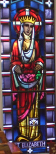 St. Elizabeth Stain glass window.